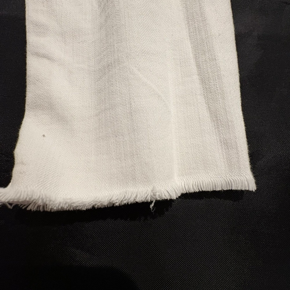 ♾️White Distressed Jeans Sz 29 Raw Hem Slim Straight Pistola♾️ - Picture 12 of 12